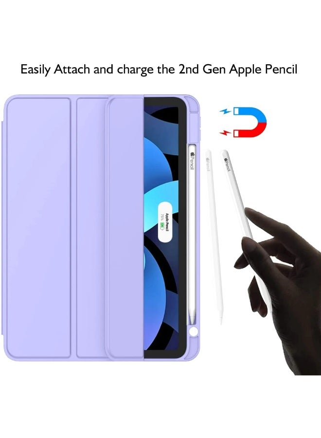 ZOOMEE iPad Air 11 Inch Case M3 2025 / M2 2024, iPad Air Case 5th Generation/4th Generation 2022/2020 10.9 Inch [Support Touch ID and Auto Wake/Sleep] Purple - Image 2