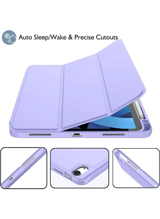 ZOOMEE iPad Air 11 Inch Case M3 2025 / M2 2024, iPad Air Case 5th Generation/4th Generation 2022/2020 10.9 Inch [Support Touch ID and Auto Wake/Sleep] Purple - Image 4