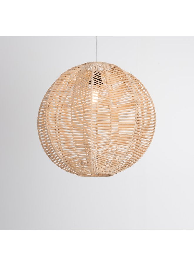 tbshomelamp Bamboo Celling Lighting Beige 50X35X1Cm  - Image 2