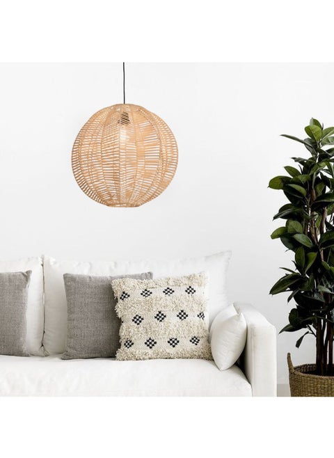 Bamboo-Boho Celling Lighting Beige  50x35 cm