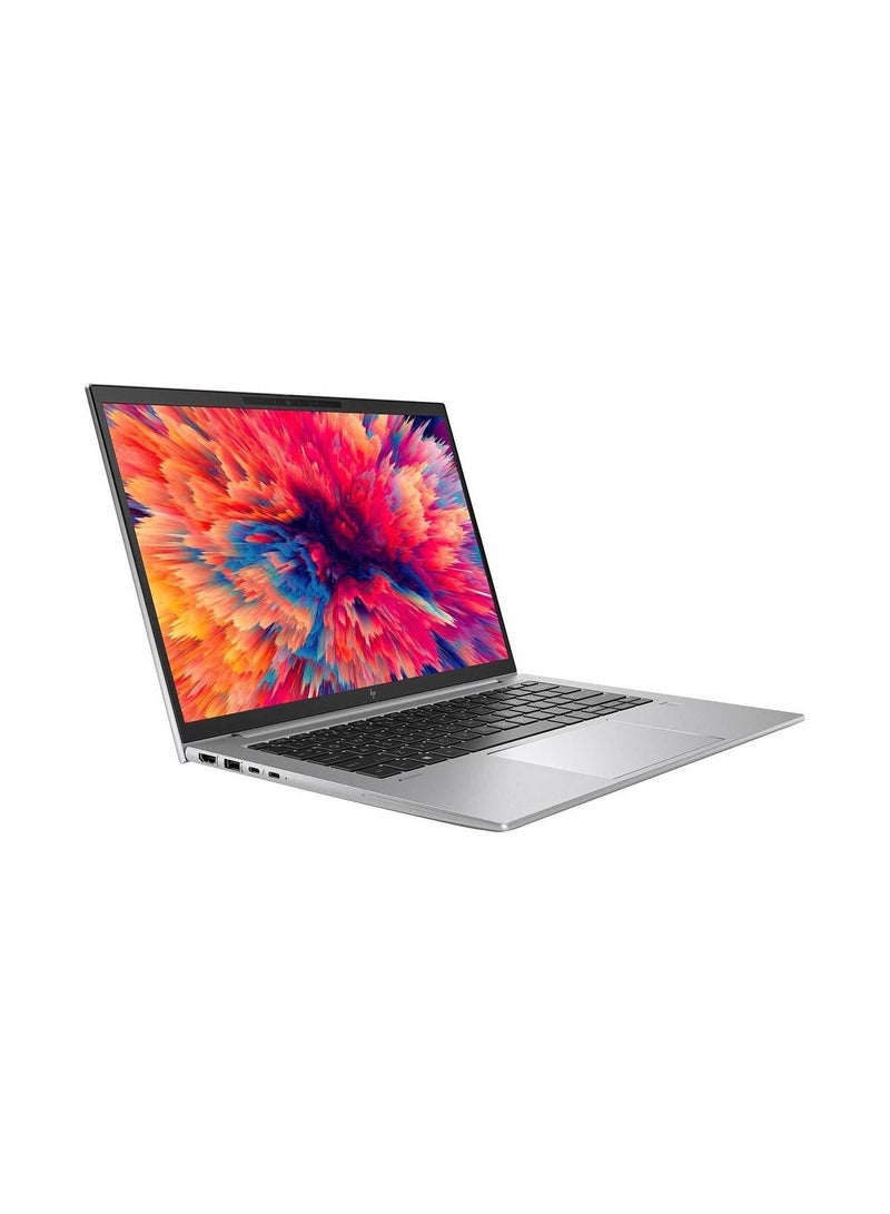HP حاسوب محمول HP ZBook Firefly 14 G9 5G361ES محطة عمل متنقلة، شاشة 14 بوصة WUXGA IPS، معالج Intel Core i7-1255U، 16 جيجابايت DDR5-4800 RAM، 512 جيجابايت SSD، رسومات Intel Iris Xe، ويندوز 11 برو | فضي - Image 1