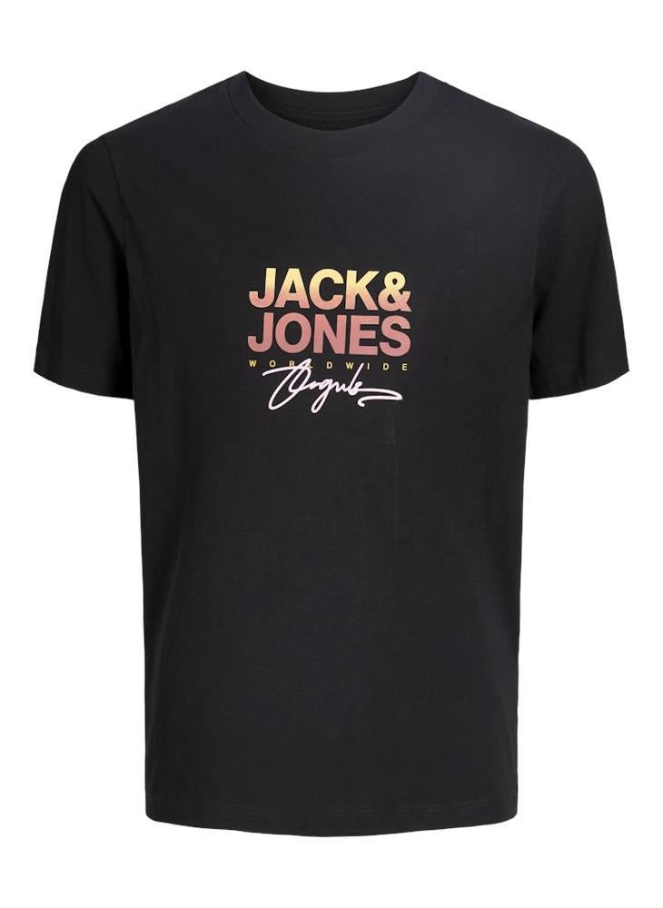 Jack & Jones Junior Kids Jorcanggu Crew Neck T-Shirt - Image 5