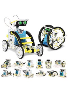Y&D Robot Toys, Solar Toys,13-in-1 Education Toys -190 Pieces DIY Building Science Experiment Kit for Kids, Robotics Creative Puzzle Teens, Powered by The Sun  - Image 2