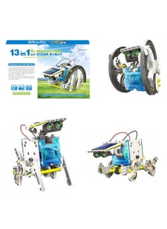 Y&D Robot Toys, Solar Toys,13-in-1 Education Toys -190 Pieces DIY Building Science Experiment Kit for Kids, Robotics Creative Puzzle Teens, Powered by The Sun  - Image 5