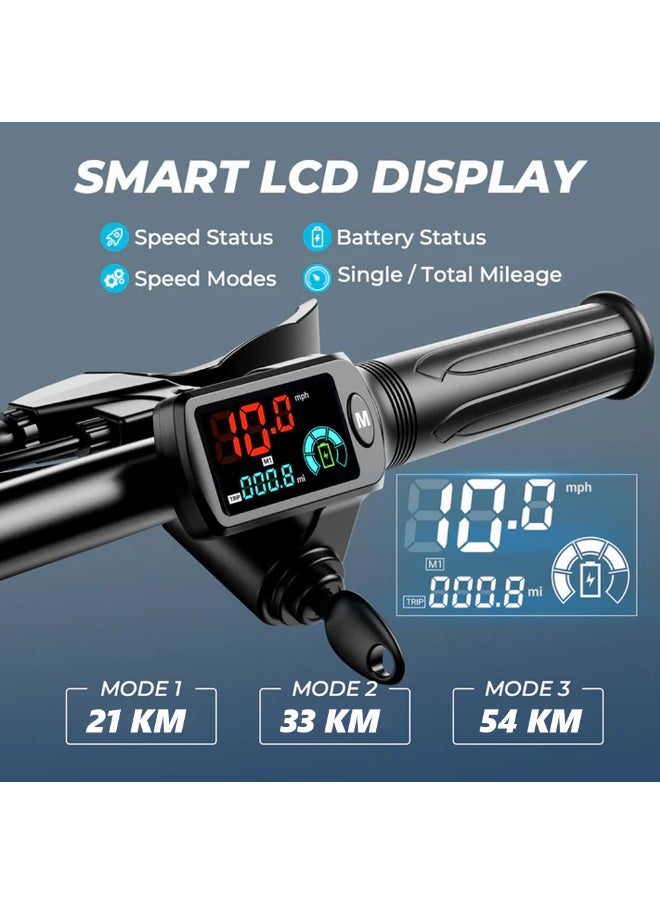 Wind Horse Electric Bike 850W Motor with Dual Seat, 48V10Ah Battery, 50KM/H Speed, 40KM Range, Dual Suspension and Storage Basket, E-Bike with Helmet and Safety Vest  - Image 5