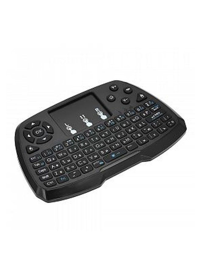 NIBEMINENT Wireless RC-Keyboard Touchpad Remote Control Black - Image 2