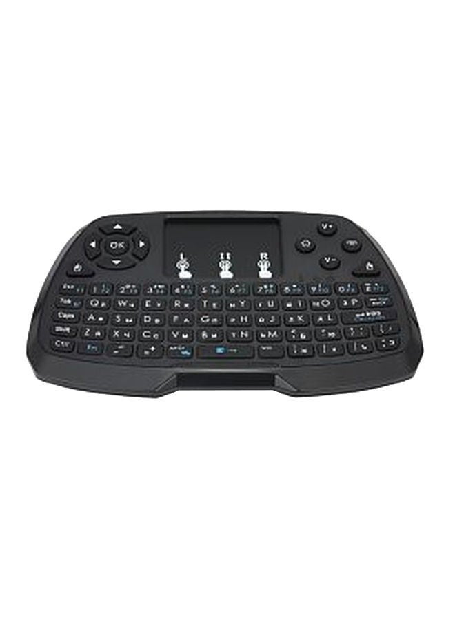 NIBEMINENT Wireless RC-Keyboard Touchpad Remote Control Black - Image 1