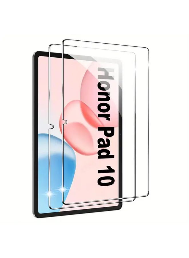 حامي شاشة من الزجاج المقوى لتابلت Honor Pad 10 12 بوصة 2025، صلابة 9H، علبة من قطعتين - Image 2