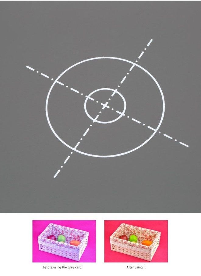 Lightdow 12 x 12 Inch (30 x 30 cm) White Balance 18% Gray Reference Reflector Grey Card with Carry Bag [Folded Version]  - Image 5