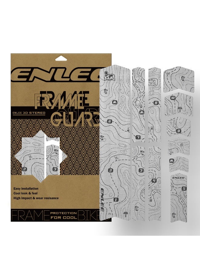ENLEE Bicycle Protective Film - 3M Sticker Frame Color Change Wrap