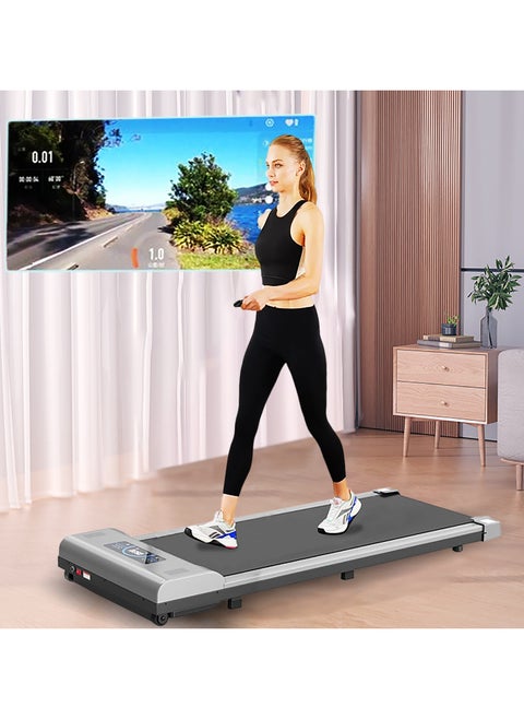 Upgraded Walking Pad Treadmill, Smart Walking Pad, Quiet Under Desk Treadmill for Home Use, Remote Control & App-Enabled, No Assembly Required, Fitness Data Recording