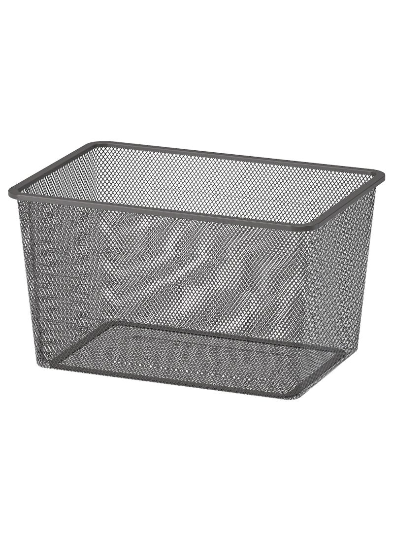 Trofast Mesh storage box dark grey 42x30x23 cm 