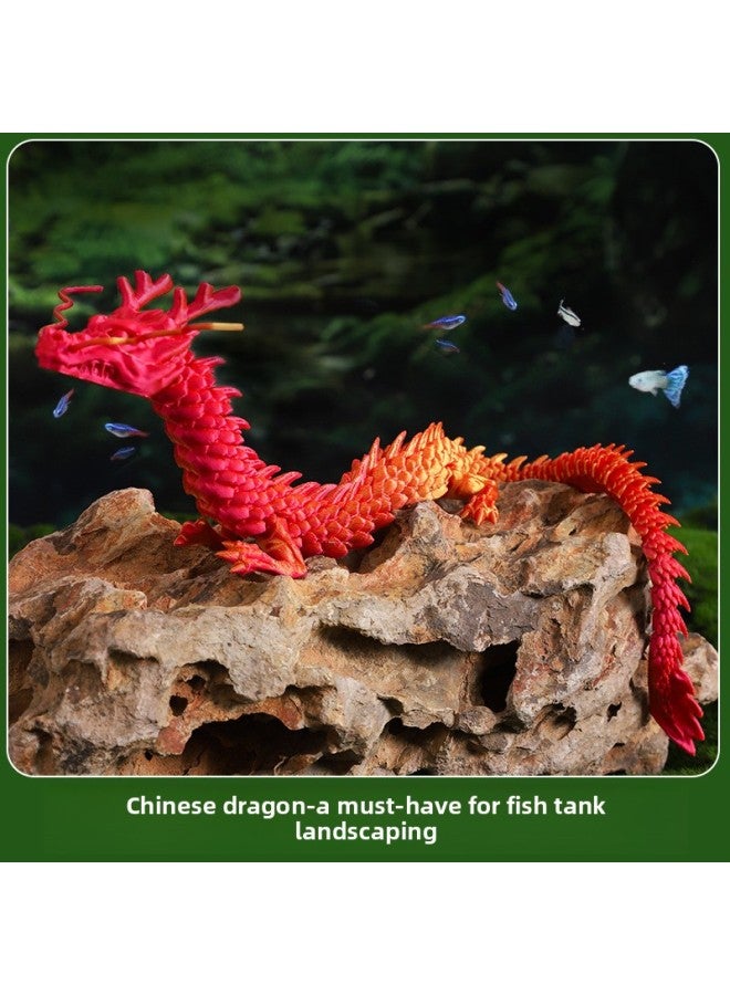 3D Printing Dragon Egg Toy Ornaments Full Joint Activities Internet Red Creative Small Hand-made Fish Tank Landscape-Color:3D Dragon Egg-Radiant Red  - Image 3