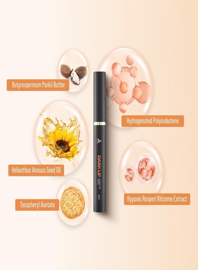 ABERA Dark Lips Corrector Cream, Lip Balm For Lightening & Brightening Dark Lips For Men & Women, Moisturizing Lip Plumper with Shea Butter, Lip Scrub, Fordyce Spot Remover 0.51 Fl Oz - Image 3