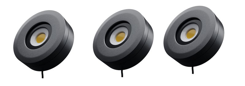 Nortek Platina+ 5W COB LED Surface Spotlight | Focus Light for Ceiling, Mirror, Bathroom & Wall Decor | IP66 Waterproof Anti-Glare Light for Balcony, Staircase & Indoor Use | Warm White – Pack of 3 - Image 1