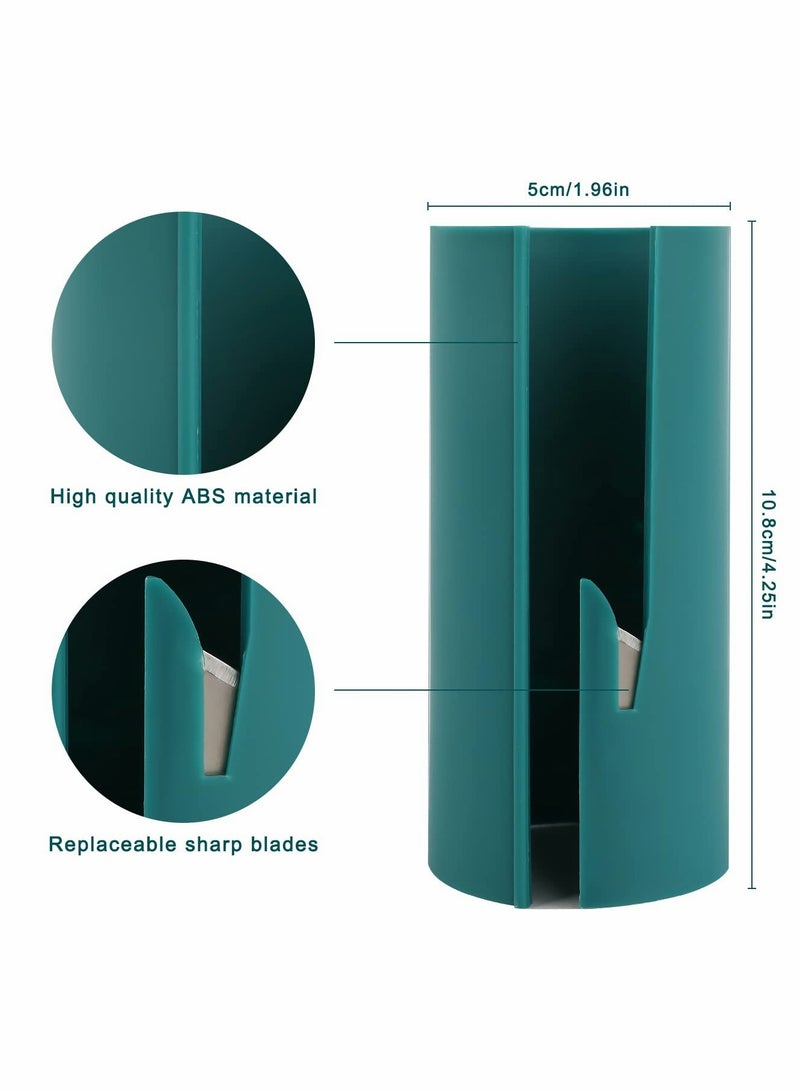 Excefore Wrapping Paper Cutter, 3 Pcs Gift Wrap Cutter, Portable Paper Roll Cutter, Sliding Wrapping Paper Cutter Tool, Safer And Easier Cut, Gift Wrapper Cutter (Blue, Black, White) - Image 2