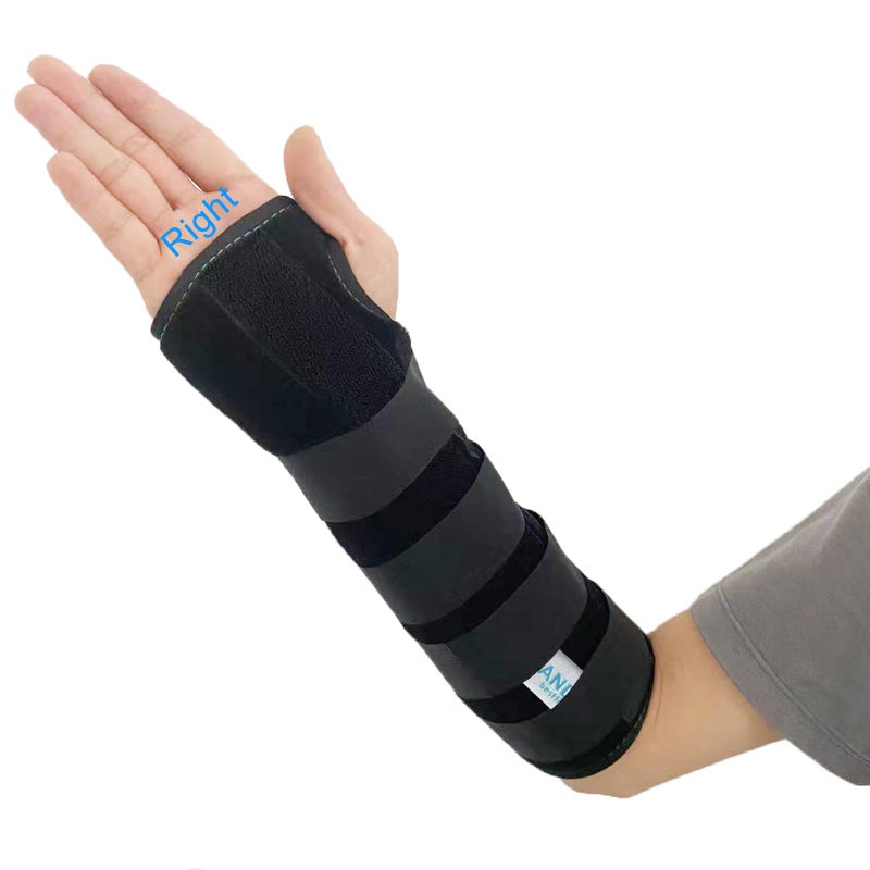 TANDCF Unisex Forearm and Wrist Support Splint Brace Double Fixation Wrist Brace for Carpal TunnelAdjustable Night Time Forearm Immobilizer Brace Splints122 inch 31cm lengthRHL