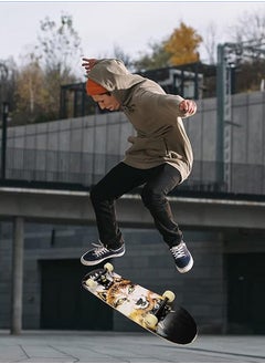 AVENGERS Double Kick Standard Skate Board 31 x 8 Inch, High Quality 7 Layer Canadian Maple Concave Deck Professional Skateboard Ideal for All Level Skaters, Beginners, Experts, Suitable For Boys And Girls  - Image 3