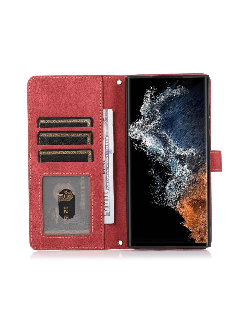 Suteni Flip Cover Protective Case for Samsung Mobile Phone - Image 3