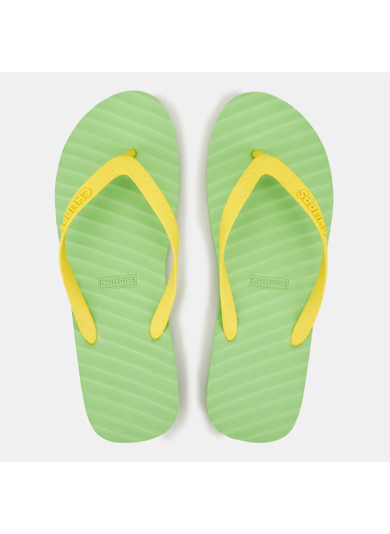 CHUPPS Men's Banana Leaf Flip Flops