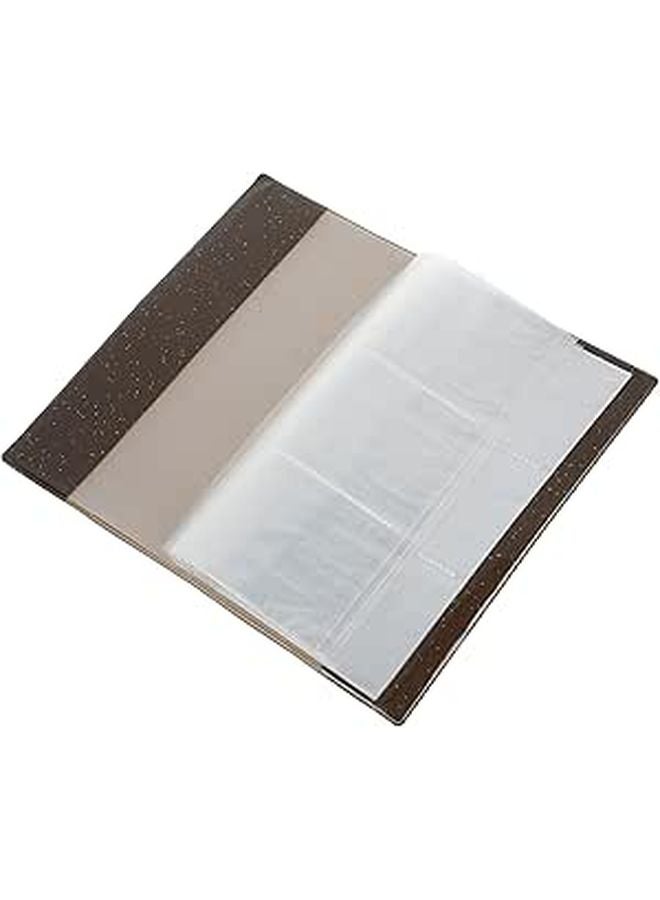 Large Capacity 84 Pocket Jelly Ticket Album Holder For Business Cards Photos And Event Collectibles - Image 1