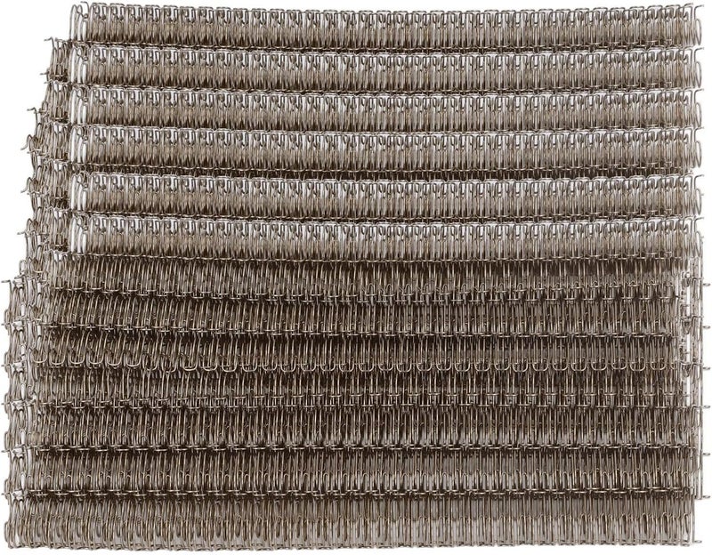 Double Loop Wire Binding Spine, 100 Pcs, 12.7mm Diameter, 100 - Sheet Capacity - Durable Nylon Coated Iron Core, 3:1 Pitch, 34 Loops for A4 Documents (Bronze) - Image 1