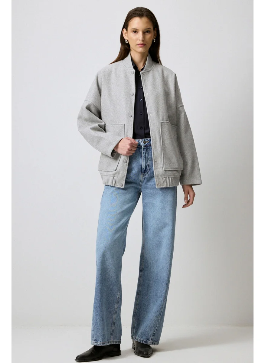 Touche Large Pocket Bomber Jacket