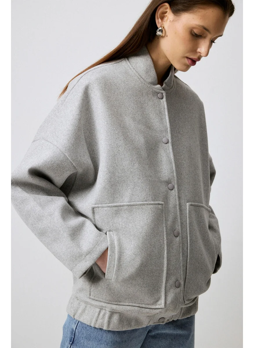 Touche Large Pocket Bomber Jacket