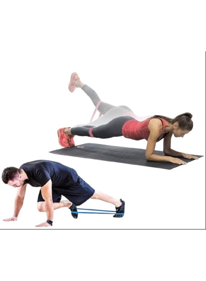 5 PCS- Fitness Resistance Bands Set (TPE) – Perfect for Yoga, Strength Training & Rehab with Multiple Resistance Levels