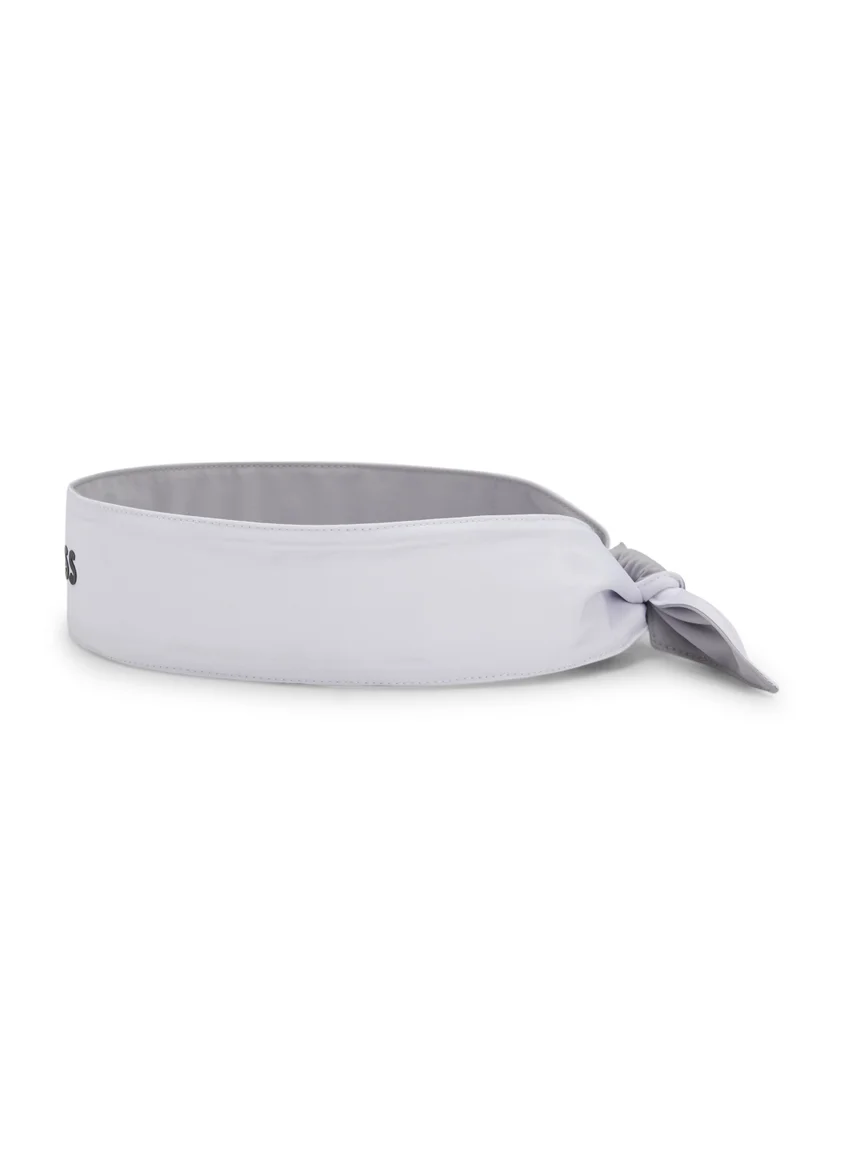 BOSS Sports headband in stretch twill with printed logo
