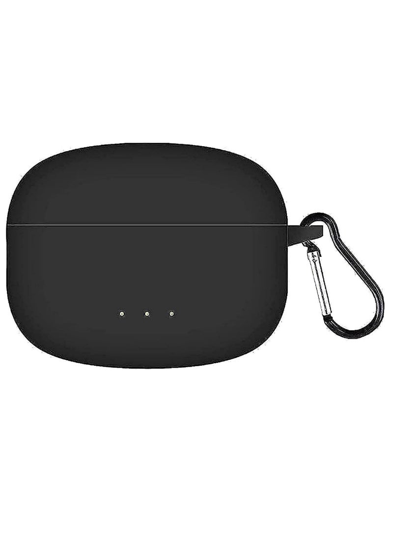 Soft Silicone Shock Proof Protective Case For Oraimo Freepods 3C Earphones - Black