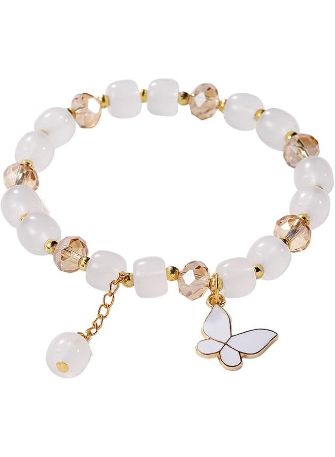 Goolsky سوار مرن بتصميم فراشة مزين بالخرز للنساء، مجوهرات يدوية بتصميم حيواني - Image 2