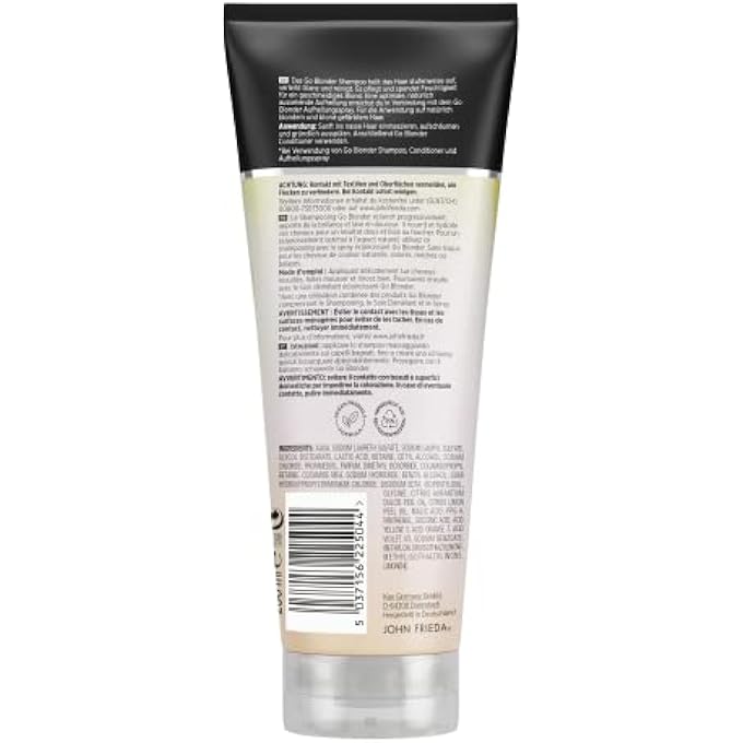 John Frieda SHEER BLONDE GO BLONDER SHAMPOO, 250 ML, PACK OF 2 - Image 3