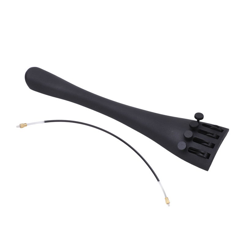 4/4 Cello Tailpiece: Carbon Fiber Lightweight 4-Tuner Design - Durable Nylon Tail Gut Replacement Cello Parts for 4/4 Size Cello Maintenance And Upgrade - Image 3