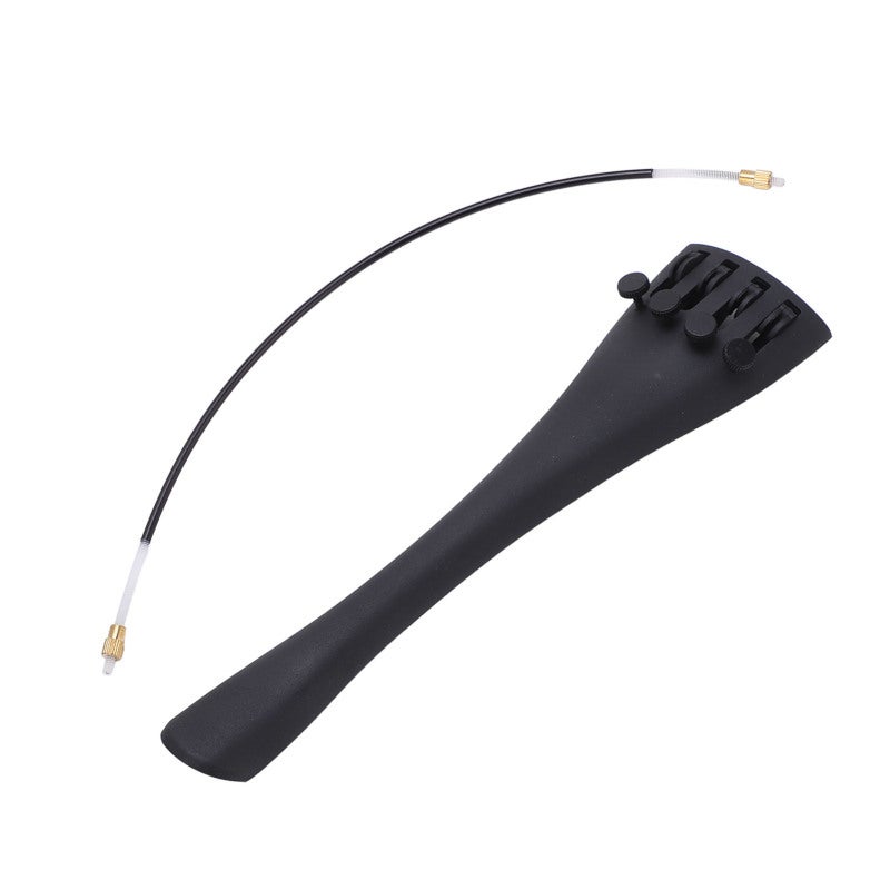 4/4 Cello Tailpiece: Carbon Fiber Lightweight 4-Tuner Design - Durable Nylon Tail Gut Replacement Cello Parts for 4/4 Size Cello Maintenance And Upgrade - Image 5