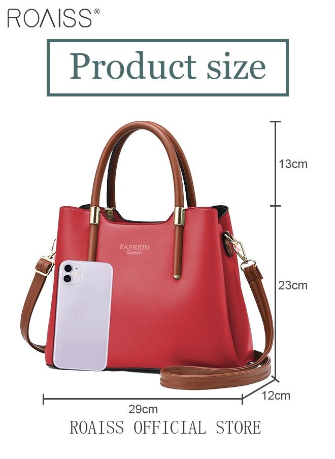 Retro Elegant Handbag Advanced Leather Unique Chic All-match Large Capacity One Shoulder/Crossbody Messenger Bag for Women/Mother/Girl Friend Gift - pzsku/Z739528B5348F92C2A1DBZ/45/_/1722318555/5d43d970-42d9-460a-9663-53a5161c702b