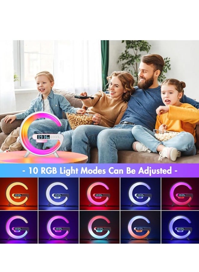 Generic - Wireless Smart Bluetooth Speaker with LED Adjustable Ambience Light - Image 1