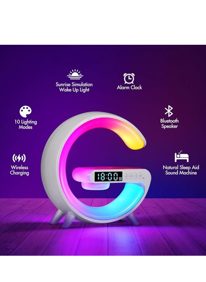 Generic - Wireless Smart Bluetooth Speaker with LED Adjustable Ambience Light - Image 1