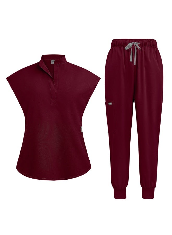 NIBEMINENT Pet Grooming Doctor Work Clothes High Quality Scrub Uniform Jogging Pant Nursing Workwear Health Care Medical School Accessories - Image 1