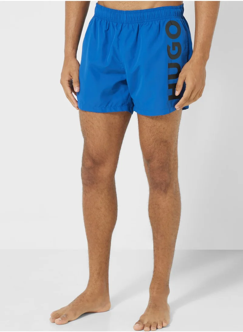 HUGO Logo Printed Shorts