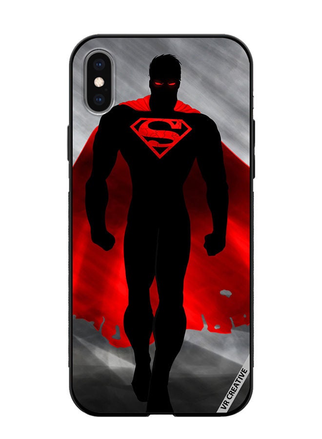 VR CREATIVE Protective Case Cover For Apple iPhone X/XS Superman Design Multicolour - Image 1