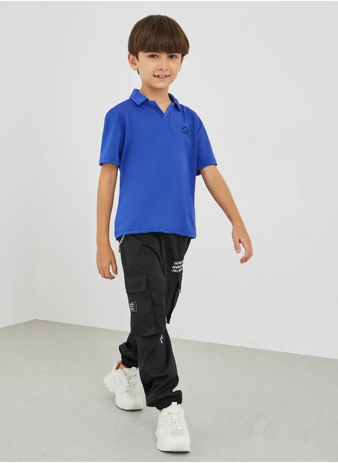 ستايلي Styli Printed Regular Fit Cargo Pants