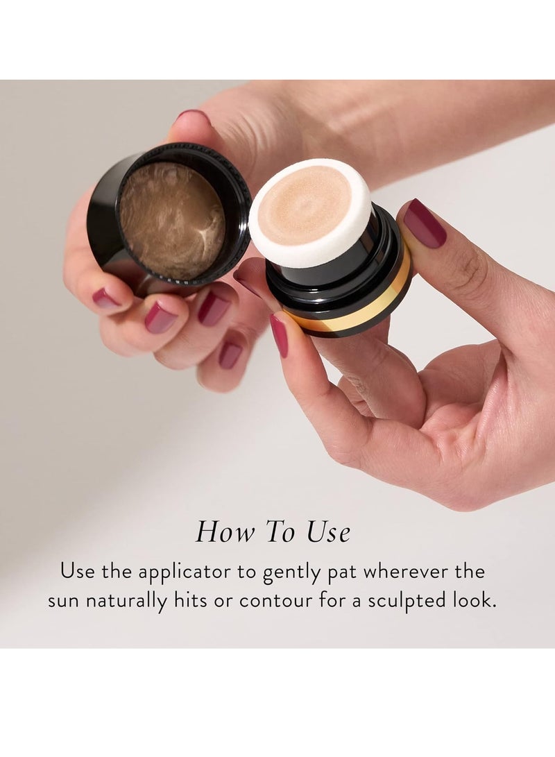 LAURA GELLER NEW YORK Award Winning Baked Balance n Brighten To Go Travel Size Color Correcting Powder Foundation Tan Buildable Light to Medium Coverage Demi Matte Natural - Image 4