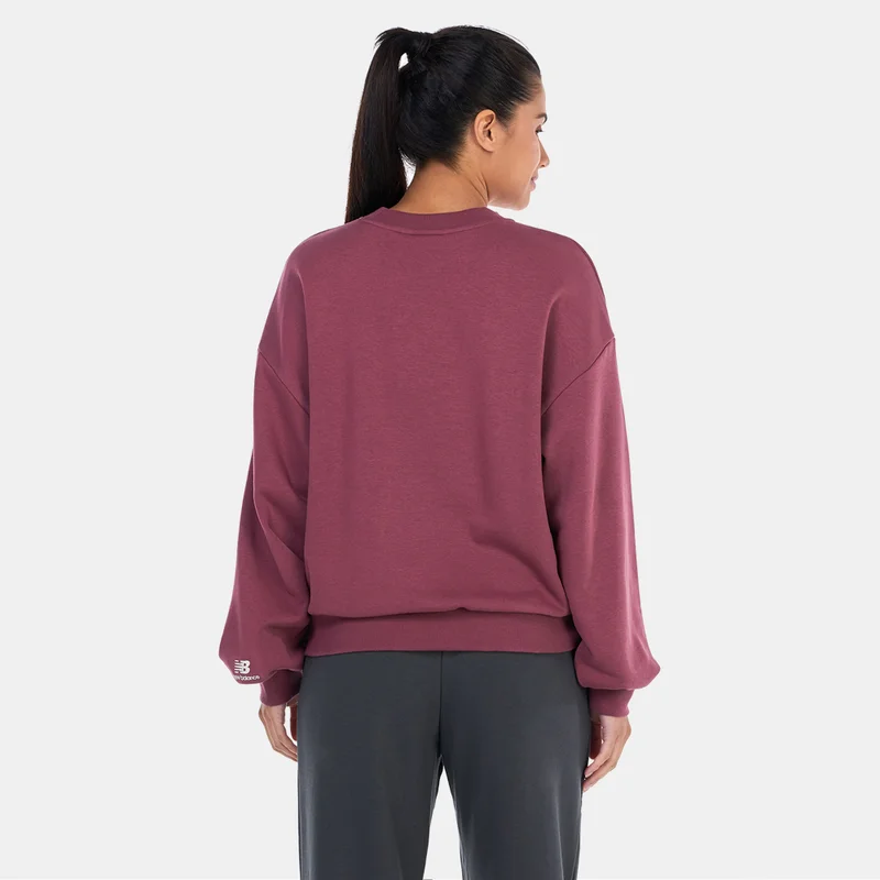 New Balance Women's Essentials Varsity Fleece Crew Sweatshirt