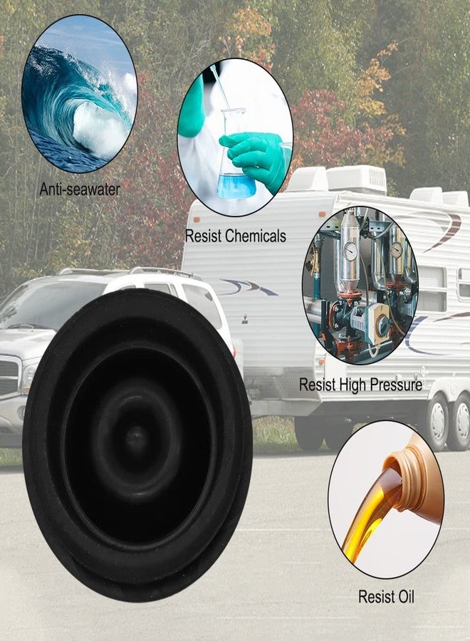 SUNCARACCL 4 Pack Trailer Hub Cap Rubber Plugs, Rubber Grease Plugs Fits for Dexter EZ Lube Trailer Camper Axle - Image 3