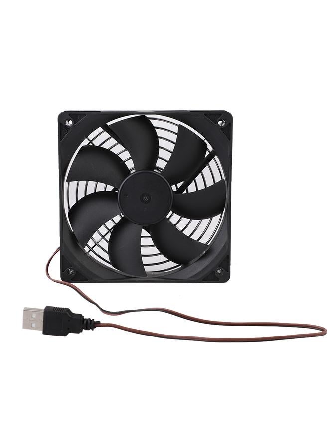 Loquat USB Cooling Fan Replacement Computer CPU Cooler Fan with Iron Grill for Desktop PC 80mm 5V  - Image 1