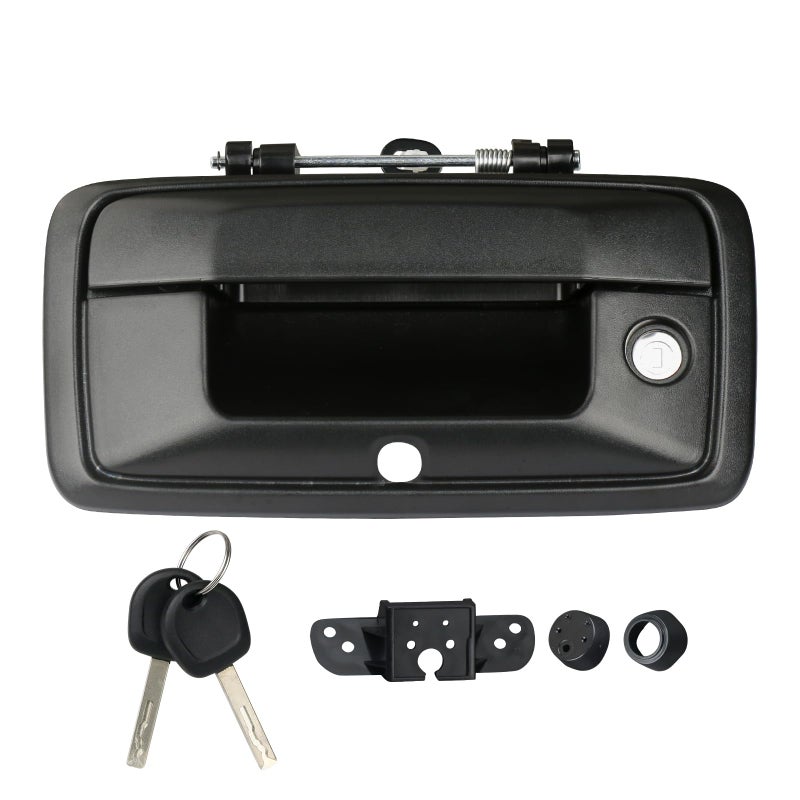 omoZone Tailgate Handle with Camera Hole Liftgate Latch Handle with Key Lock Cylinder Fit for 20162019 Chevrolet Chevy Silverado GMC Sierra - Image 2
