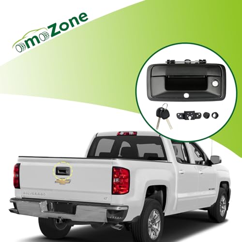 omoZone Tailgate Handle with Camera Hole Liftgate Latch Handle with Key Lock Cylinder Fit for 20162019 Chevrolet Chevy Silverado GMC Sierra - Image 3