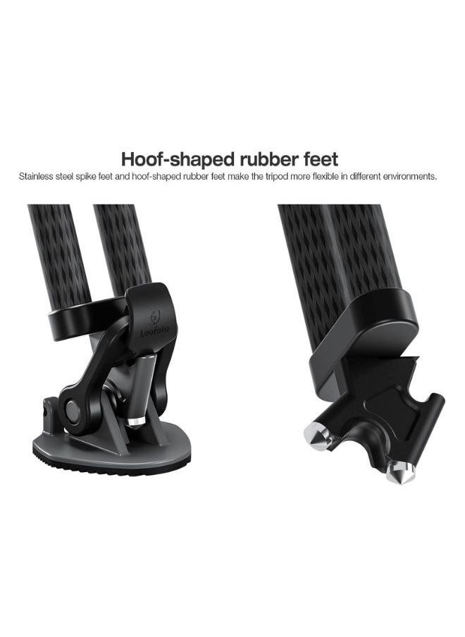Leofoto Leofoto LVC-193C Carbon Fiber Twin Leg Video Tripod and BV-15 Fluid Head  - Image 3