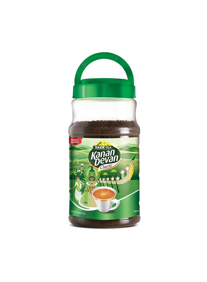 Tata Tea Kanan Devan Classic Black Tea Jar 800gm - Image 1